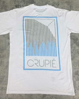 Crupie Box Logo T-Shirt-White